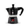Cafeteira Italiana Moka Express 3 Xícaras Coffee Fest Preta Bialetti - 1