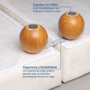 Ver imagem 6 de Sofá Modular Braço Lateral com Pé Bolinha Sôma CabeCasa MadeiraOriginals Marrom Mocha Mousse