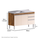 Ver imagem 4 de Gabinete de Pia Libra 114cm