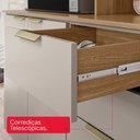 Ver imagem 6 de Cozinha Compacta Amora 8 Pts 2 Vidros Incolor 2 Gavetas - Amêndola Touch/ Nude Prime Tx Demobile