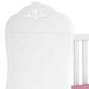 Ver imagem 4 de Berço Americano Realeza e Cômoda Infantil Eloá Branco Acetinado com Colchão Gazin - Phoenix Baby