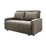 Sofá Cama 3 Lugares 1,38m Veludo Capuccino Amora Matrix - 8