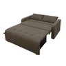 Sofá Cama 3 Lugares 1,38m Veludo Capuccino Amora Matrix - 5