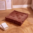 Ver imagem 2 de Almofada Futton Turco com Botão Veludo 55x55cm Terra Cota