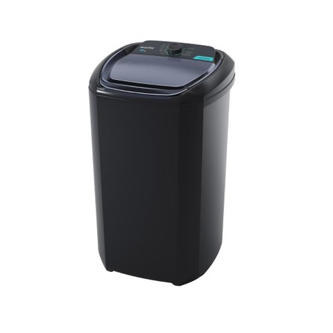 Máquina de Lavar Wanke 10kg Comfort Semi-automática Preto 127v - Lwbe100t3