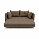 Ver imagem 7 de Sofá Cama Casal para Sala de Estar 02 Lugares 167cm Madri Yescasa Marrom Castor