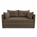 Ver imagem 2 de Sofá Cama Casal para Sala de Estar 02 Lugares 167cm Madri Yescasa Marrom Castor