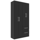 Ver imagem 3 de Guarda-roupa Solteiro 4 Portas 2 Gavetas Conde
