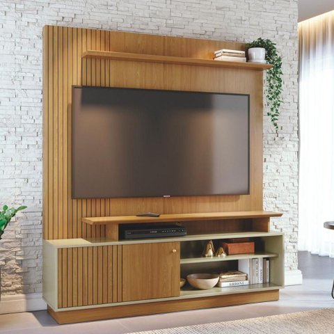 Estante Painel para Tv Emberforge Cumaru Opala