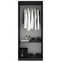 Ver imagem 2 de Guarda-Roupa Compacto 2 Portas Monarca Preto
