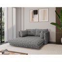 Ver imagem 2 de Sofá Cama Casal para Sala de Estar 02 Lugares 167cm Madri Yescasa Cinza Mescla