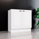 Ver imagem 3 de Balcão Americana Henn 80cm com Tampo Mdf 2 Portas para Cozinha