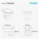 Ver imagem 2 de ASSENTO PARA LINHA INCEPA CALYPSO MDF LAQUEADO CINZA ESCURO/AMBER BIGUA