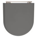 Ver imagem 1 de ASSENTO PARA LINHA INCEPA CALYPSO MDF LAQUEADO CINZA ESCURO/AMBER BIGUA
