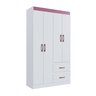 Guarda-roupa Dallas 55400 4 Portas 2 Gavetas - 5