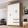 Guarda-roupa Dallas 55400 4 Portas 2 Gavetas - 4