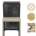 Ver imagem 3 de Banqueta em Alumínio Roma Fendi Corda Náutica Tecido 7