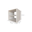 Ver imagem 2 de Mesa de Cabeceira para Quarto / Nicho Suspenso com Prateleira