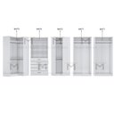 Ver imagem 4 de KIT CLOSET MODULADO GUARDA ROUPA A 2,00 M470.B MUNDI MOVEIS
