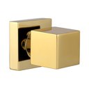 Ver imagem 2 de Kit 2 Acabamento para Registro Quadrado Dourado Brilhante Banheiro Chuveiro Padrão Deca