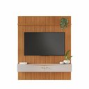 Ver imagem 2 de Painel Ripado para TV até 65 Polegadas MDF 182CMX218CM em Riso Candian Amarelo