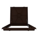 Ver imagem 3 de Tampa Piscina Casa Máquina 1x1m Articulada Rebaixada Marrom