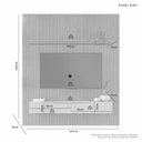Ver imagem 3 de Painel Ripado para TV até 65 Polegadas MDF 207CMX240CM em Riso Candian Amarelo