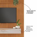 Ver imagem 4 de Painel Ripado para TV até 65 Polegadas MDF 207CMX240CM em Riso Candian Amarelo