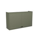 Ver mais imagens de Cozinha Compacta Modulada 7 Portas 3 Gavetas 100% MDF sem Tampo Sevilha Verde/Hill