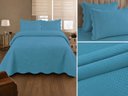 Ver imagem 2 de Jogo de Colcha Ultrassonic Urban Queen 240x260cm - Verde Piscina