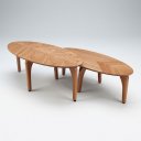 Ver mais imagens de Conjunto de Mesa de Centro Laminada Folha Orgânica Marrom