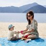 Esteira de Praia Camping Dobravel Impermeavel Resistente Atividade ao Ar Livre Natureza Piquenique - 5