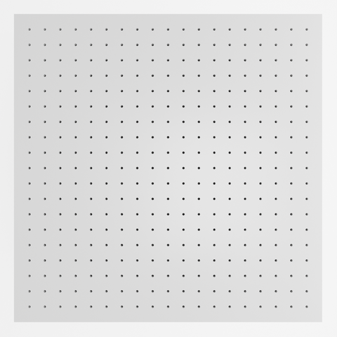 Painel Acústico Absorvedor Decorativo Skal07 60x60mm Maestra:branco