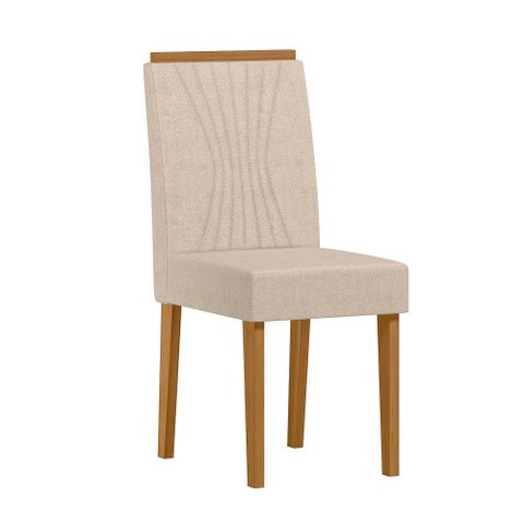 Cadeira Sala Jantar Cecilia Kit 2 Ype/bouclé Gelo