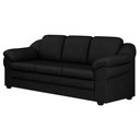 Ver imagem 5 de Sofá Living 3 Lugares 207cm Áurea Courino Preto - Sallar Home