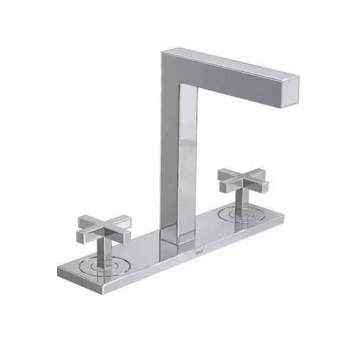 Misturador de Mesa Deca Lavatório Quadratta Clássica Cromada