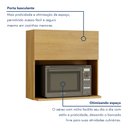 Ver imagem 2 de Armário de Cozinha Aéreo Microondas Dakota