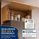 Ver imagem 4 de Armário de Cozinha Geladeira Dakota Marrom/Cinamomo