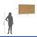 Ver mais imagens de Armário de Cozinha Aéreo Dakota 120cm Fresado