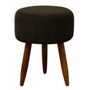 Ver imagem 2 de Puff Banqueta Decorativo Pés Madeira