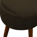 Ver imagem 3 de Puff Banqueta Decorativo Pés Madeira