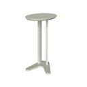 Ver imagem 2 de Mesa Auxiliar Lateral Orgânica Oval 100% MDF 60cm Branco