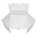 Ver imagem 3 de Penteadeira Camarim de Canto Glitter Branco