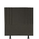 Ver imagem 2 de Cabeceira Estofada Grécia 90cm Solteiro para Cama Colchão Box Quarto Linho Marrom - Aurora Line