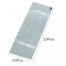 Kit com 15 Telhas de Policarbonato 244cm X 99cm Grega - 2