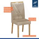Ver imagem 6 de Conjunto Mesa Julia 160cm com 6 Cadeiras Madeira Maciça Lara