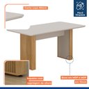 Ver imagem 4 de Conjunto Mesa Julia 160cm com 6 Cadeiras Madeira Maciça Lara