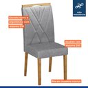 Ver imagem 6 de Conjunto Mesa Julia 160cm com 6 Cadeiras Madeira Maciça Lara