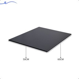 Kit 4 Prateleira Preta 60X50 Tampo Tabua Mdf  Organizadora Decoração Cozinha Quarto Banheiro Sala - 2