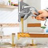 Espremedor Suco Laranja Inox Limao Frutas Manual Extrator - 5